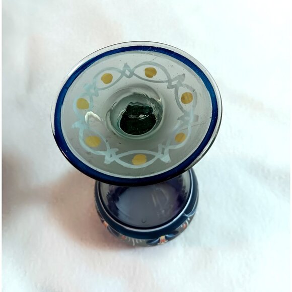 Vintage El Palomar glass wine goblet fish - Picture 4 of 4